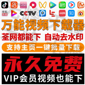 抖音快手短视频批量下载无水印西瓜下载软件网页一键采集高清素材-虚拟资料库