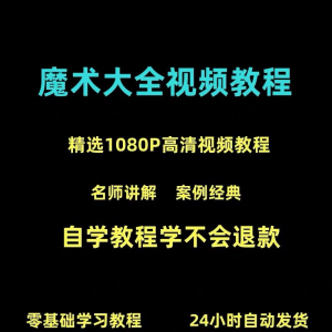 新手入门魔术教程纸牌魔术各种小魔术教学视频教程-虚拟资料库