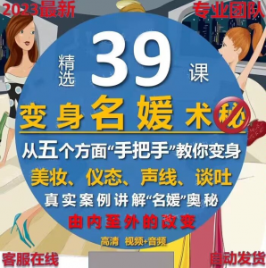 名媛打造读心术教程男性思维提高情商女性心理学思维逻辑心理课程-虚拟资料库