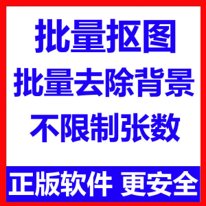 批量抠图工具 全自动去除图片背景软件 本地运行 不限制张数-虚拟资料库