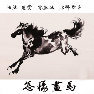怎么画马视频教程教学自学画马技巧全套零基础入门到提高名水墨画-虚拟资料库