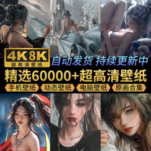 电脑壁纸4K高清手机壁纸8K动态屏保笔刷素材平板壁纸动漫桌面图片-虚拟资料库