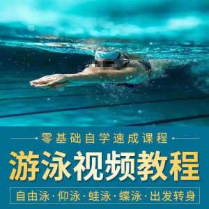 游泳教程零基础新手自学蛙泳蝶泳仰泳自由泳技巧视频教学培训…-虚拟资料库
