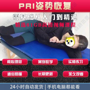 pri姿势恢复技术视频教程呼吸动力技术姿势恢复纠正训练培训课程-虚拟资料库